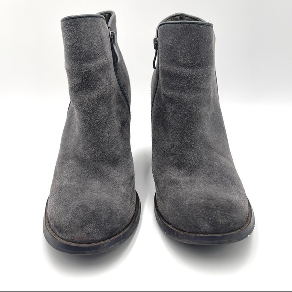 Very Volatile Whitby grey suede heel ankle boots size 8.5 - Picture 4 of 9